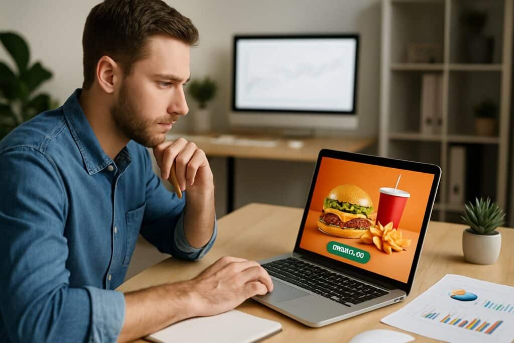 Como criar campanhas online eficientes para fast food com orçamento limitado
