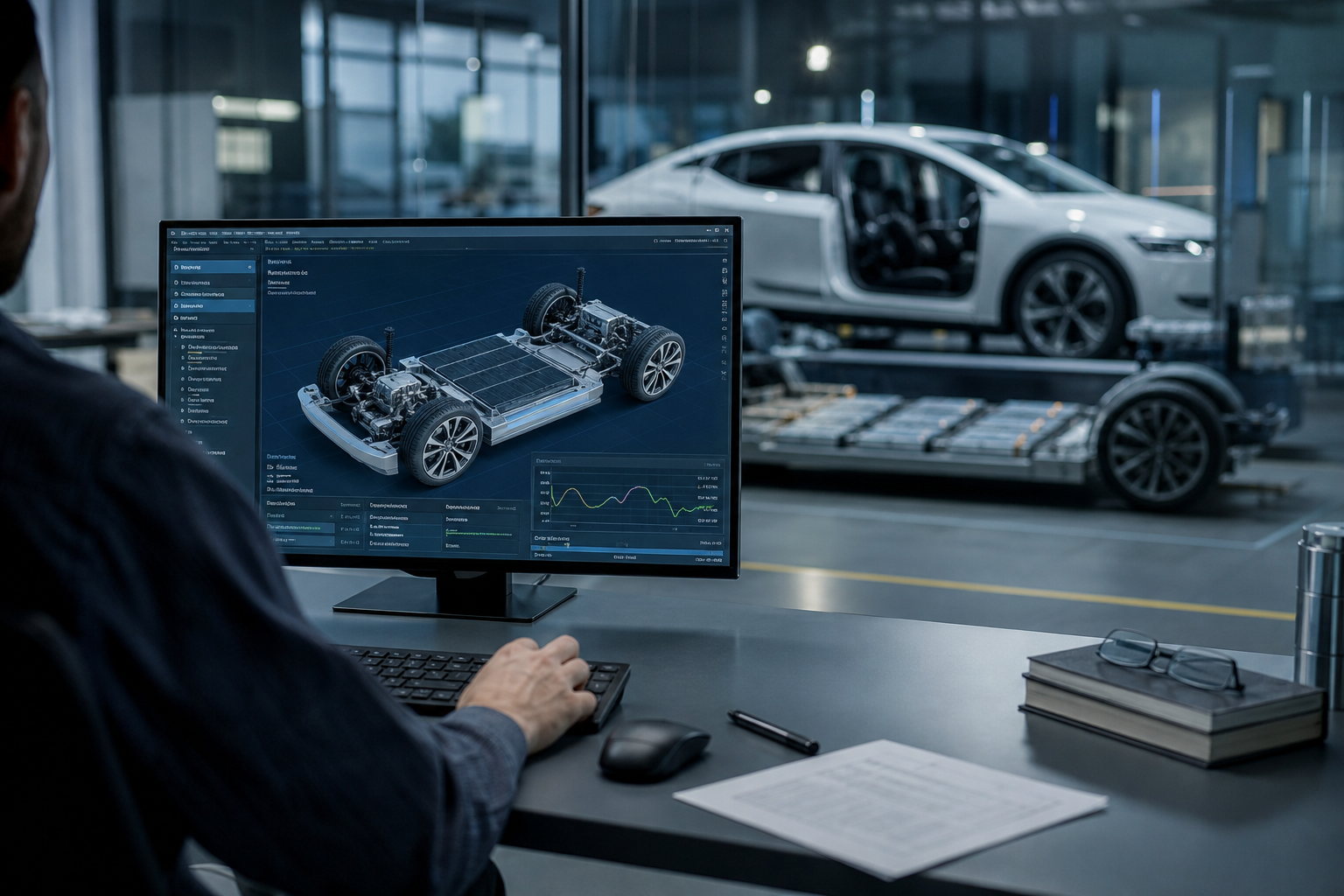 Imagem ilustrativa: Arquitetura zonal como a tecnologia transforma os carros elétricos