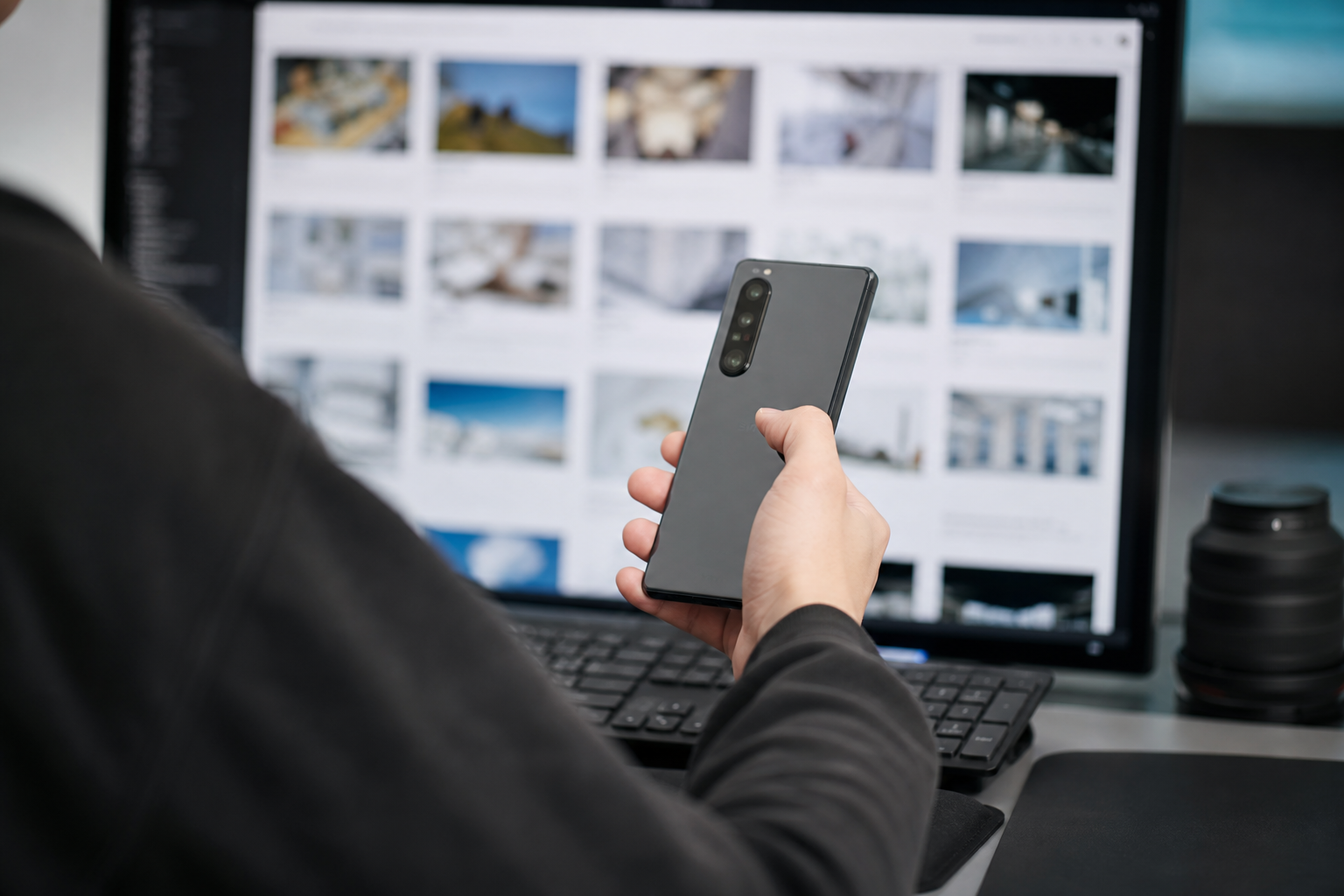 Imagem ilustrativa: Sony Xperia 5 III combina formato compacto e fotografia premium