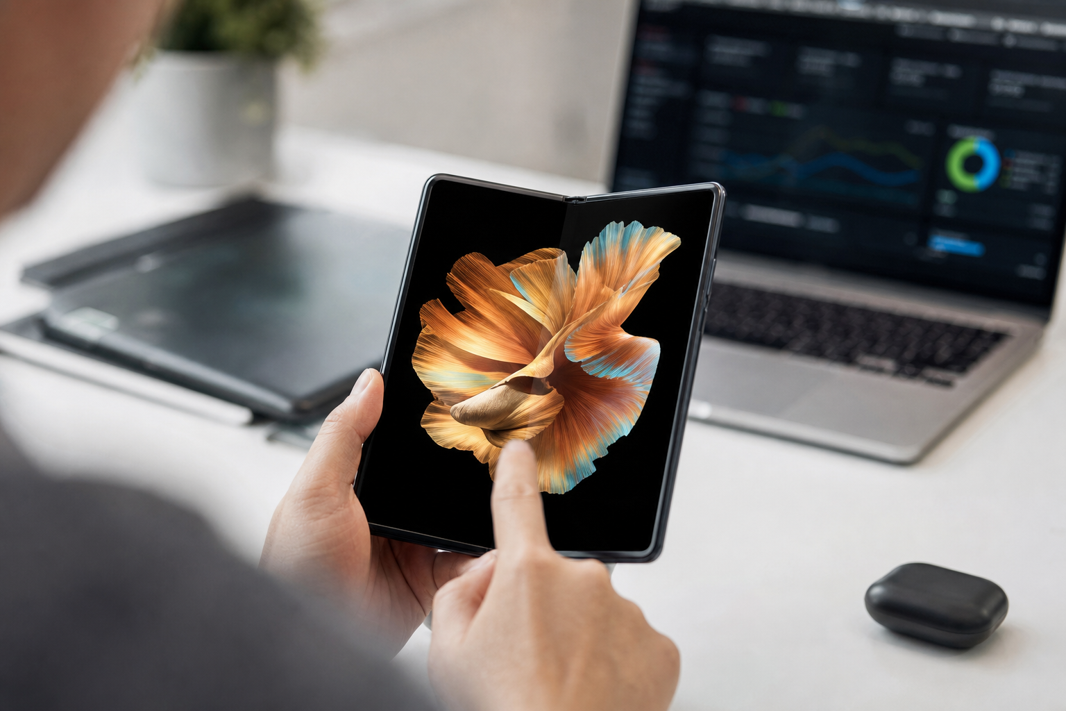 Imagem ilustrativa: Xiaomi Mi Mix Fold combina Snapdragon 888 e tela dobrável de 801 polegadas