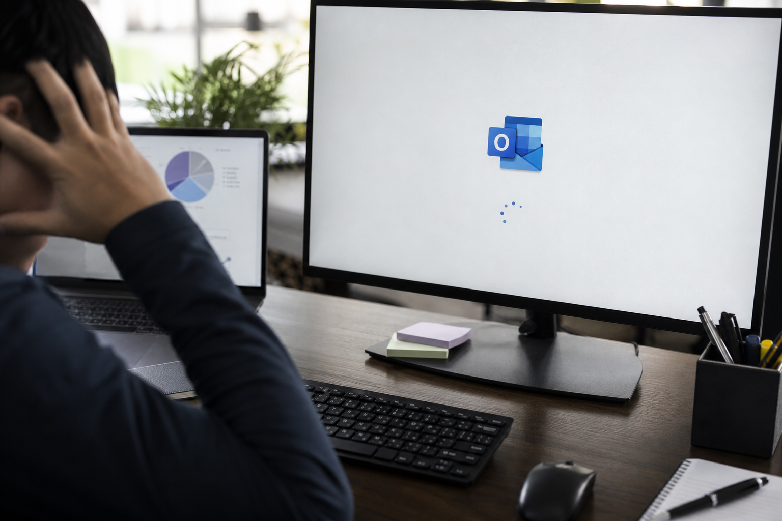 Imagem ilustrativa: Microsoft 365 segue instável após falha que prejudica o Outlook