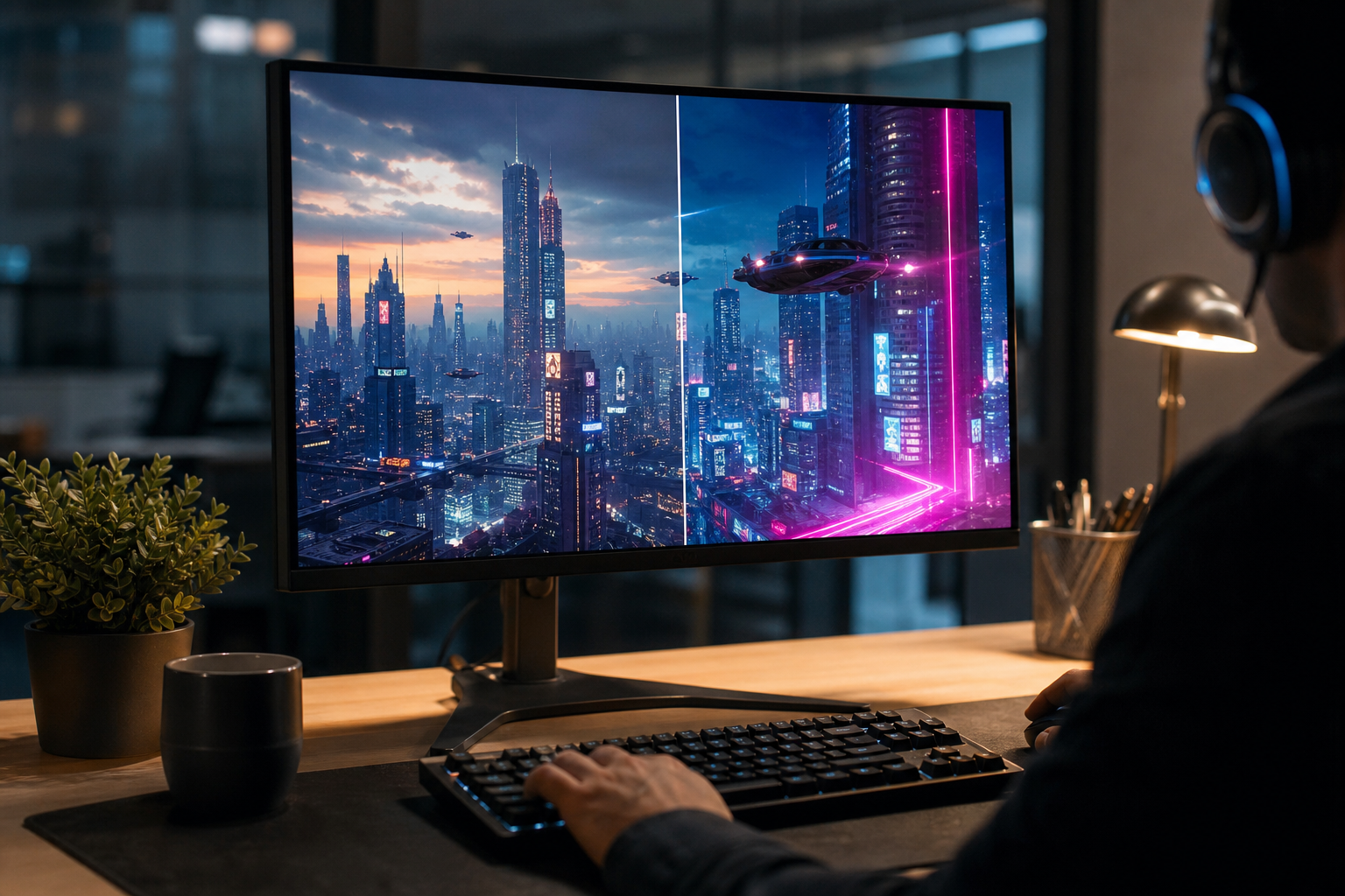 Imagem ilustrativa: Monitor OLED da ASRock troca 4K por 480 Hz em um clique