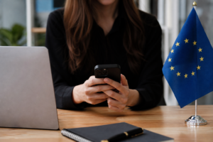 Imagem ilustrativa: União Europeia quer limitar redes sociais e chatbots para menores de 15 anos