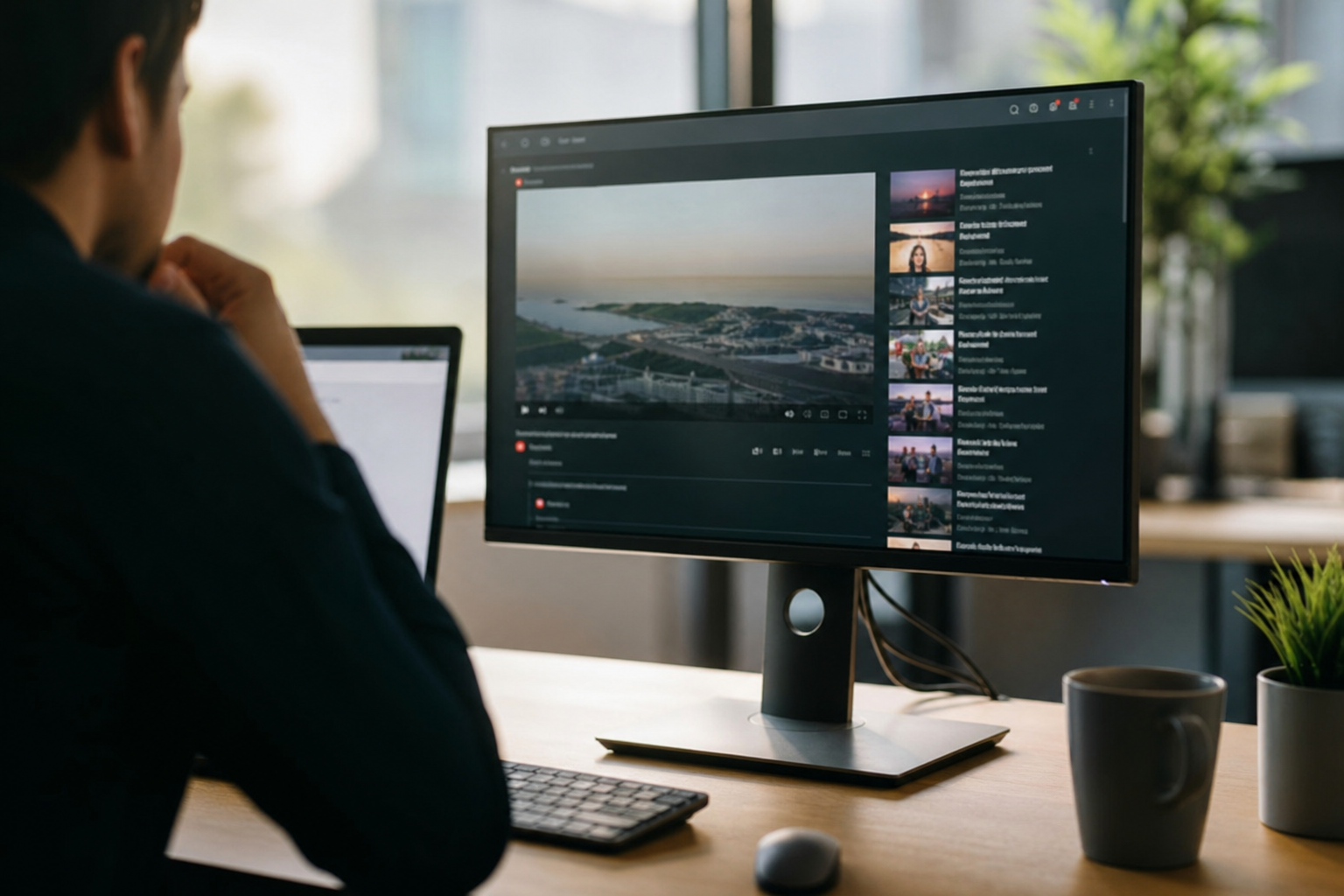 Imagem ilustrativa: Novo visual do YouTube no PC reduz player e divide opiniões entre usuários