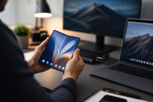 Imagem ilustrativa: Samsung provoca Apple e diz estar anos à frente com o Galaxy Z Fold 8